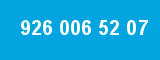 926 006 52 07